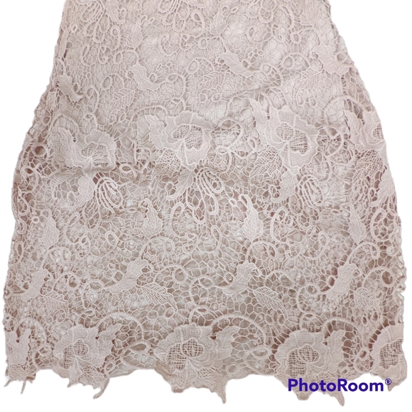 Free People Dress Womens Sz S Cream Crochet Nora Tank Midi Dress Bohemian Style - Picture 4 of 15